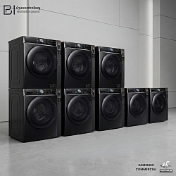 SAMSUNG COMMERCAIL WASH ขนาด 18 KG. จำนวน 5 เครื่อง DRYER SAMSUNG COMMERCAIL ขนาด 14 KG. จำนวน 3 เครื่อง